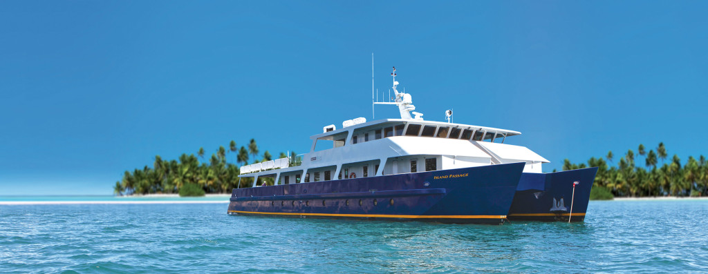 Catamaran in French Polynesia