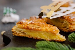 Galette des Rois with frangipane filling